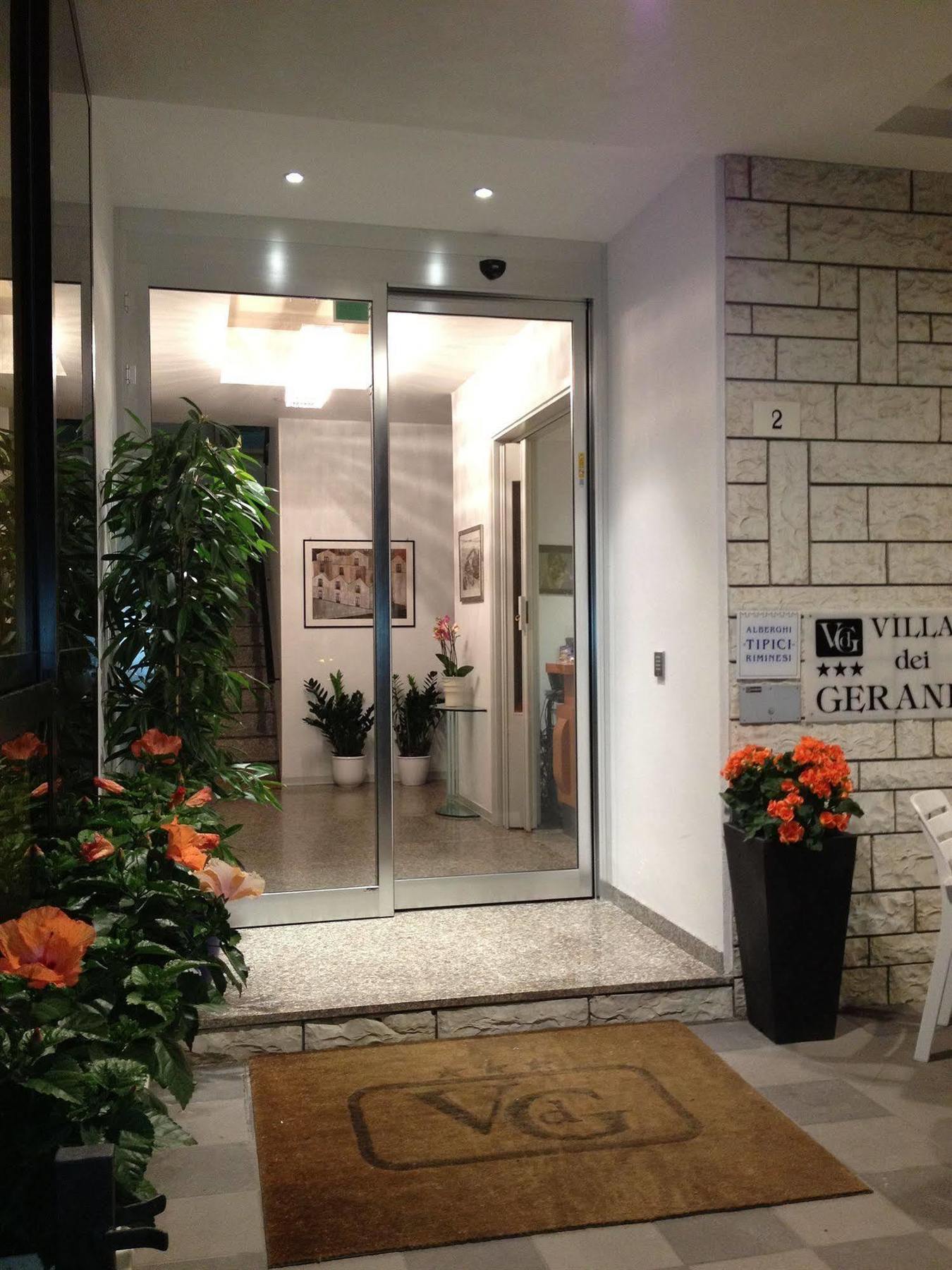 Hotel Villa Dei Gerani Rimini Exteriér fotografie